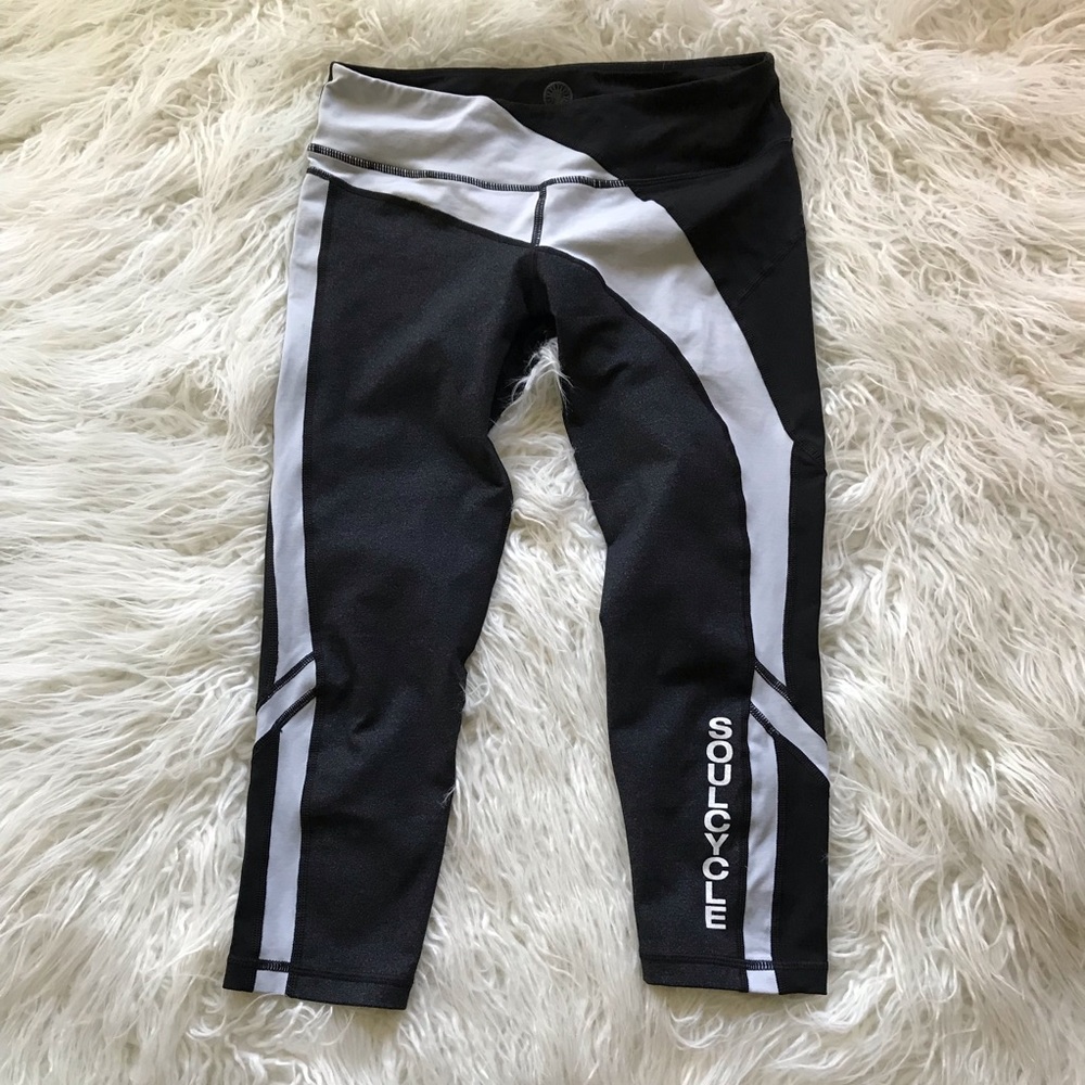 SOULCYCLE‎ BLK/WHT/GRAY LEGGINGS